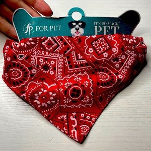 2 for 1! Dog bandana + adjustable collar